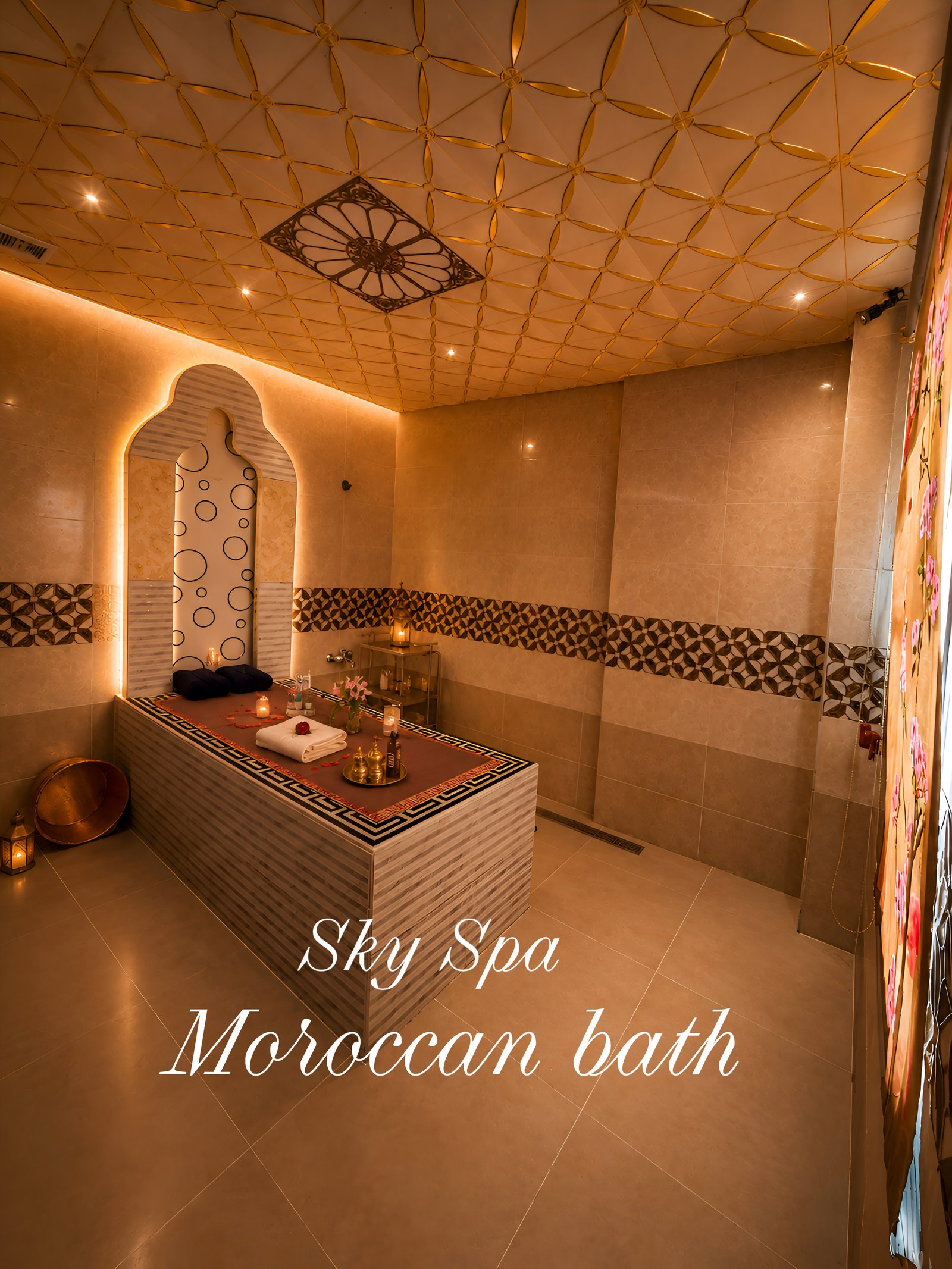 Sky Spa Moroccan bath room
